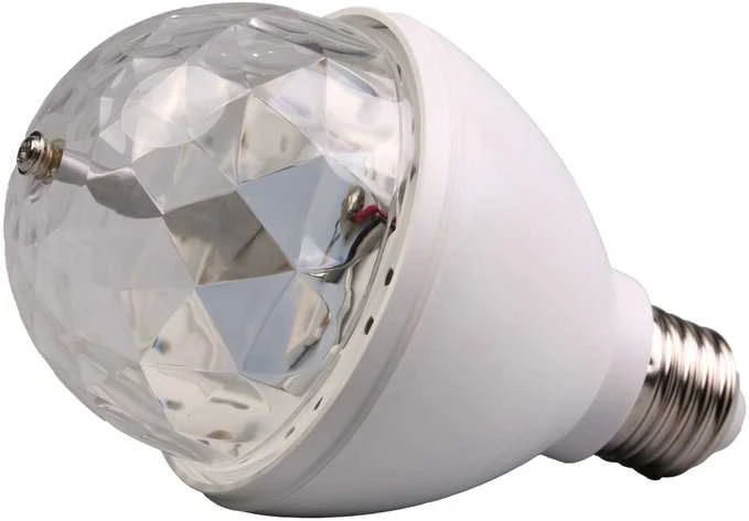 Standart LEMPUTĖ DISCO LED E27 3W RGB IP20