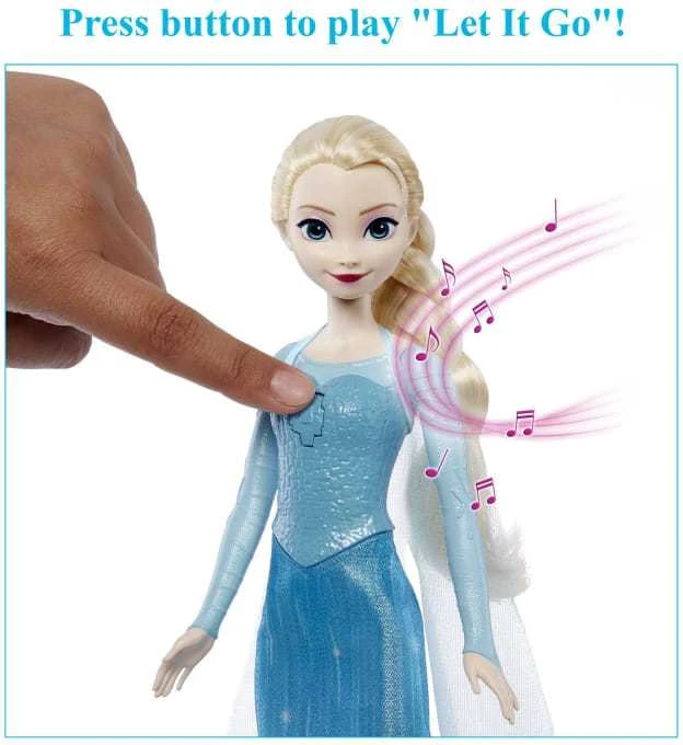 FROZEN Dainuojanti lėlė Elza (anglų kalba)