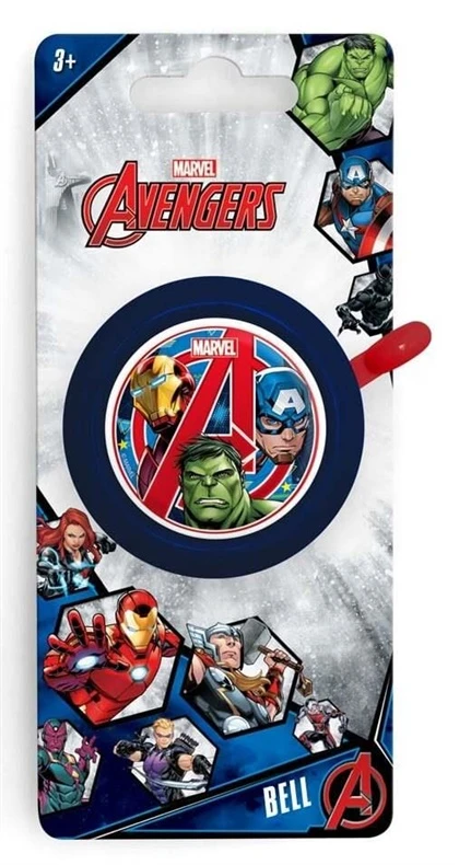 Disney Velosipēda zvans Marvel Avengers, metāls, zila krās./daudzkrāsaina