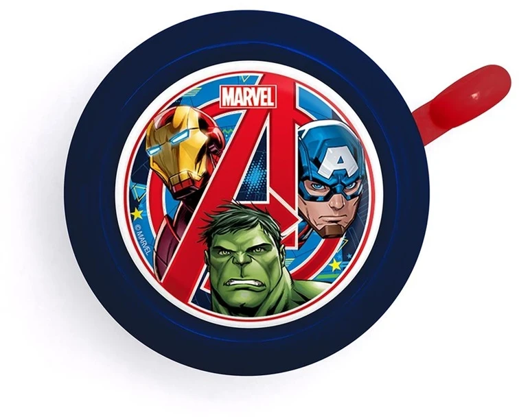 Disney Velosipēda zvans Marvel Avengers, metāls, zila krās./daudzkrāsaina