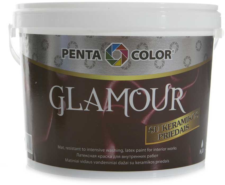 Dispersiniai dažai Pentacolor Glamour, balta sp., 3 l