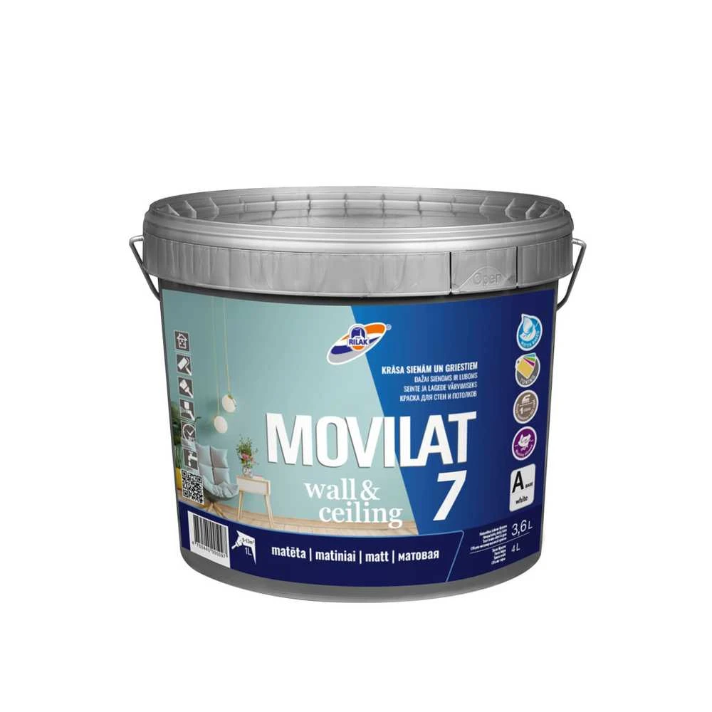 Rilak DISPER VAND DAŽAI MOVILAT-7(A) 3.6L MATINIAI