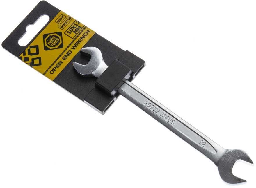 Dvipusis raktas Forte Tools DIN3110, 412-1005, 210 mm, 10 - 12 mm