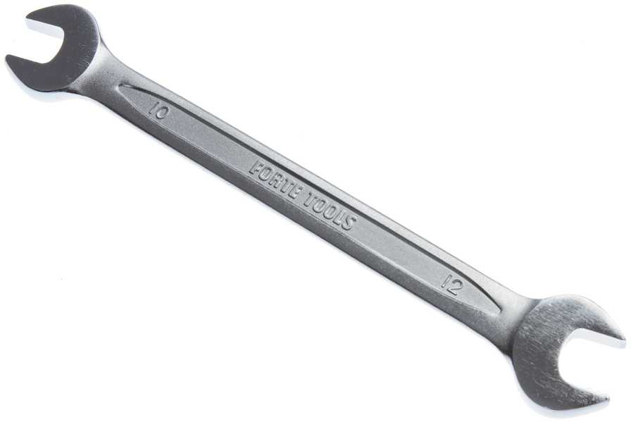 Dvipusis raktas Forte Tools DIN3110, 412-1005, 210 mm, 10 - 12 mm