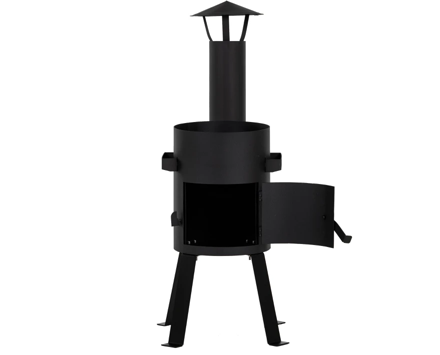 Dm_Grill Kazan Mangal Krosnelė su kaminu 8L kazanui (2 mm plienas, 300 mm skersmuo)
