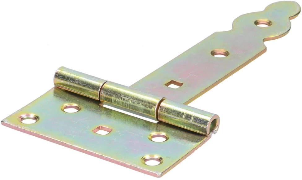 DMX Dekoratyvinės vartų vyriai ZBO 150x60x90x35 mm, plieno žalvaris