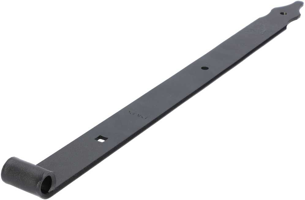 DMX Šarnyras ZP 400x3,0x10 mm plienas juodas
