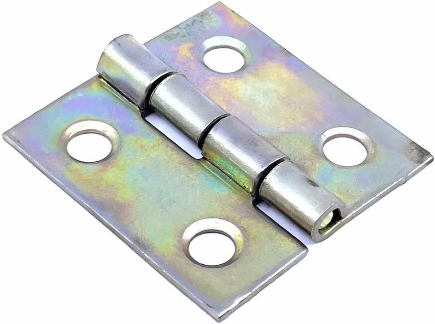 DMX Šarnyras ZS 20x17x0,5 mm plieno žalvaris (10 vnt. komplektas)