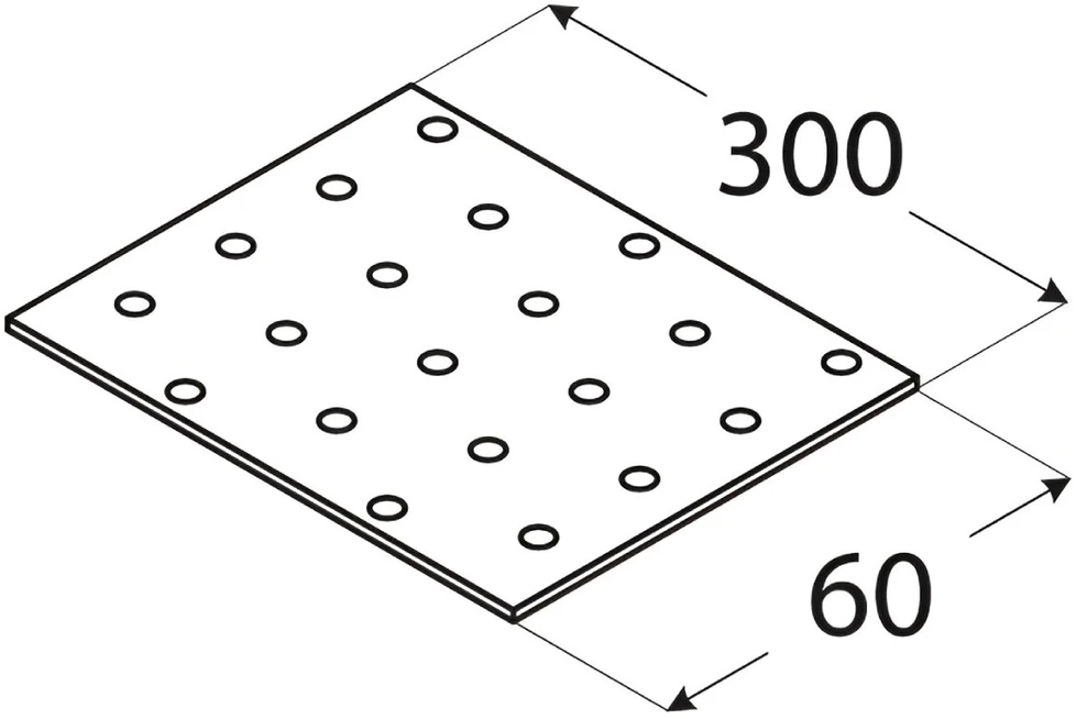 DMX Plokštė PP30 60x300x2mm