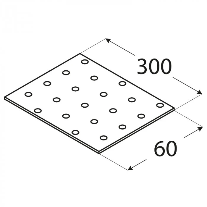 DMX Plokštė PP30 60x300x2mm