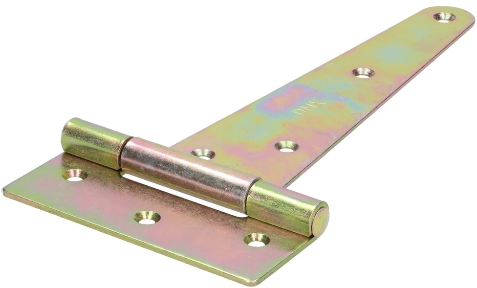 DMX Gate hinge ZT 200x50x110x2.5 mm steel, brass-plated