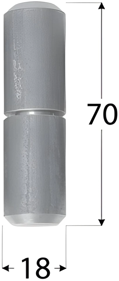 DMX Vyris ZTK virinamas 18x70 mm plieno