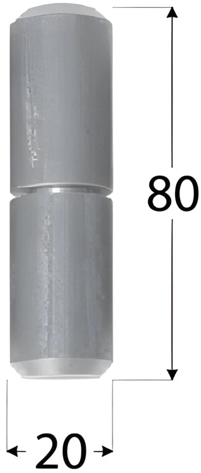 DMX Vyris, virinamas ZTK 20x80 mm, plieno