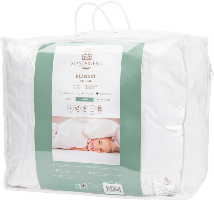 Domoletti Dymo Antklodė 50% pūkų/50% plunksnų 280GSM 200x220CM