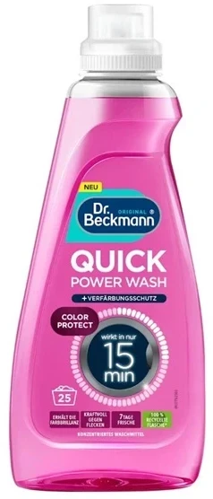 Skystas skalbiklis Dr. Beckmann QUICK COLOUR. 0.8 l