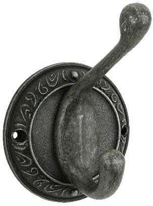 Domoletti HANGER 1 HOOK CH136AS AGED Sidabrinis