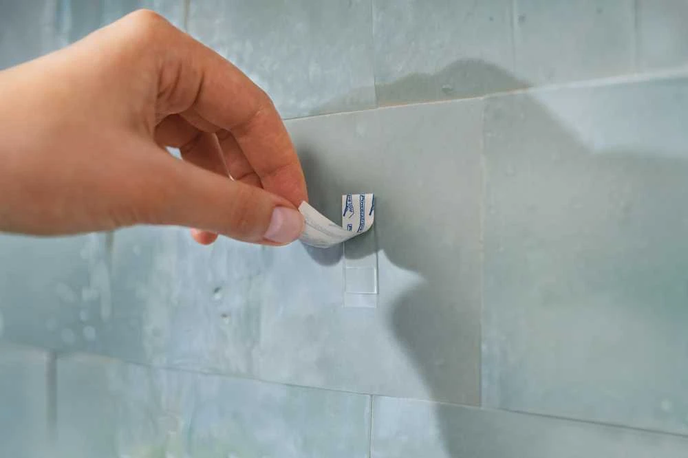Drabužių kabliukas Tesa Powerstrips, 3 vnt., skaidri