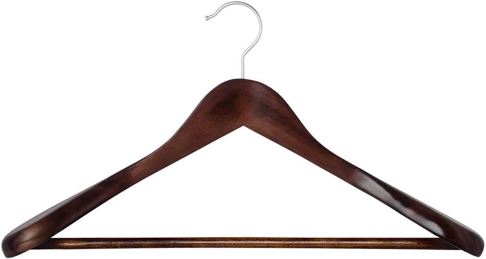 Domoletti WOODEN COAT HANGER LSD001 DARK WOOD