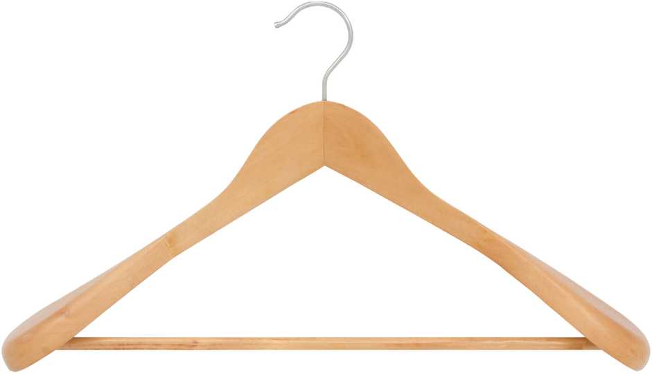 Domoletti WOODEN COAT HANGER LSD001 NATURAL