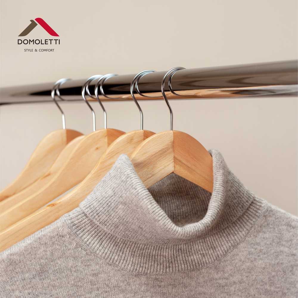 Domoletti WOODEN HANGER LSN001-A 5 PCS