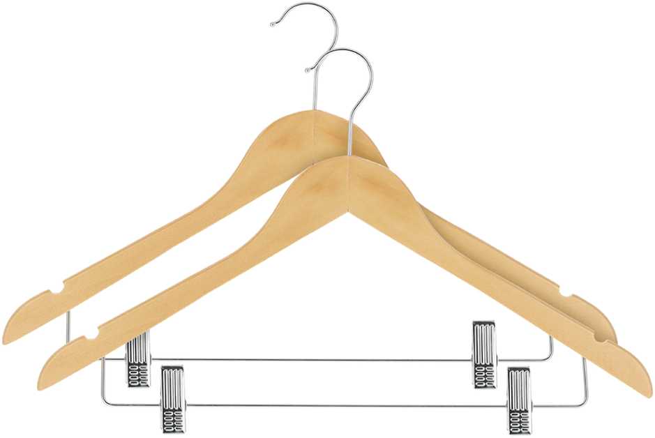 Domoletti WOODEN HANGER LSN015-A 2 PCS