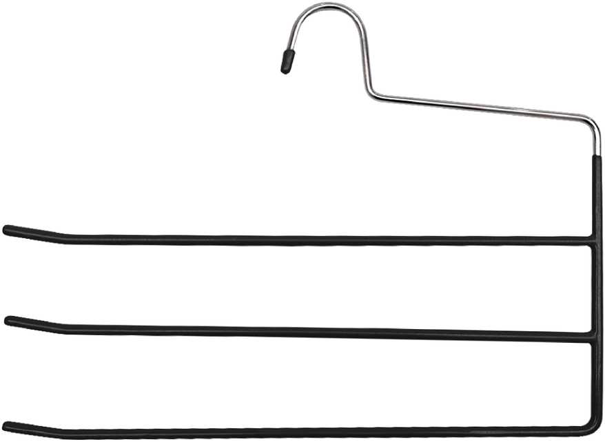Okko Goclever PVC DIPPED PANT HANGER LS16BTF Juodas