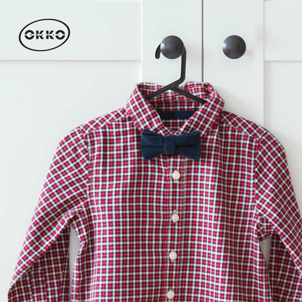 Okko Domoletti PLASTIC KIDS HANGER Juodas LSP023K 10PCS