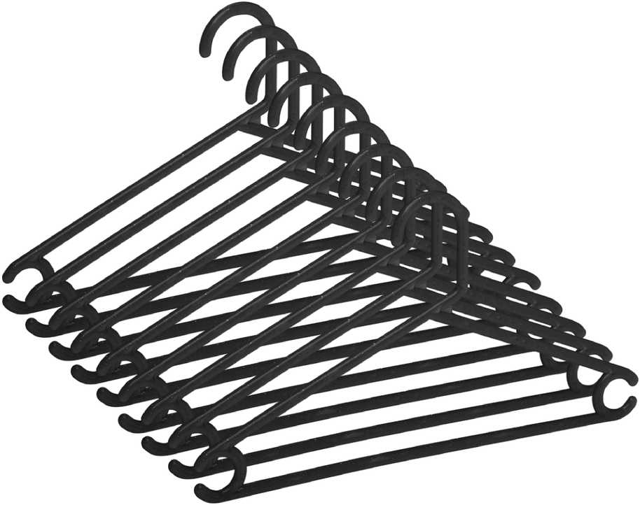 Okko Domoletti PLASTIC KIDS HANGER Juodas LSP023K 10PCS