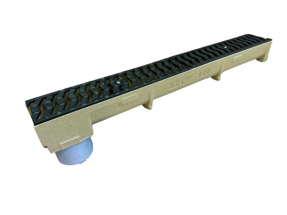 Drenažas Self su DIA 110 mm vamzdžiu Stora Drain, B 125, 100 cm x 12.5 cm x 10 cm