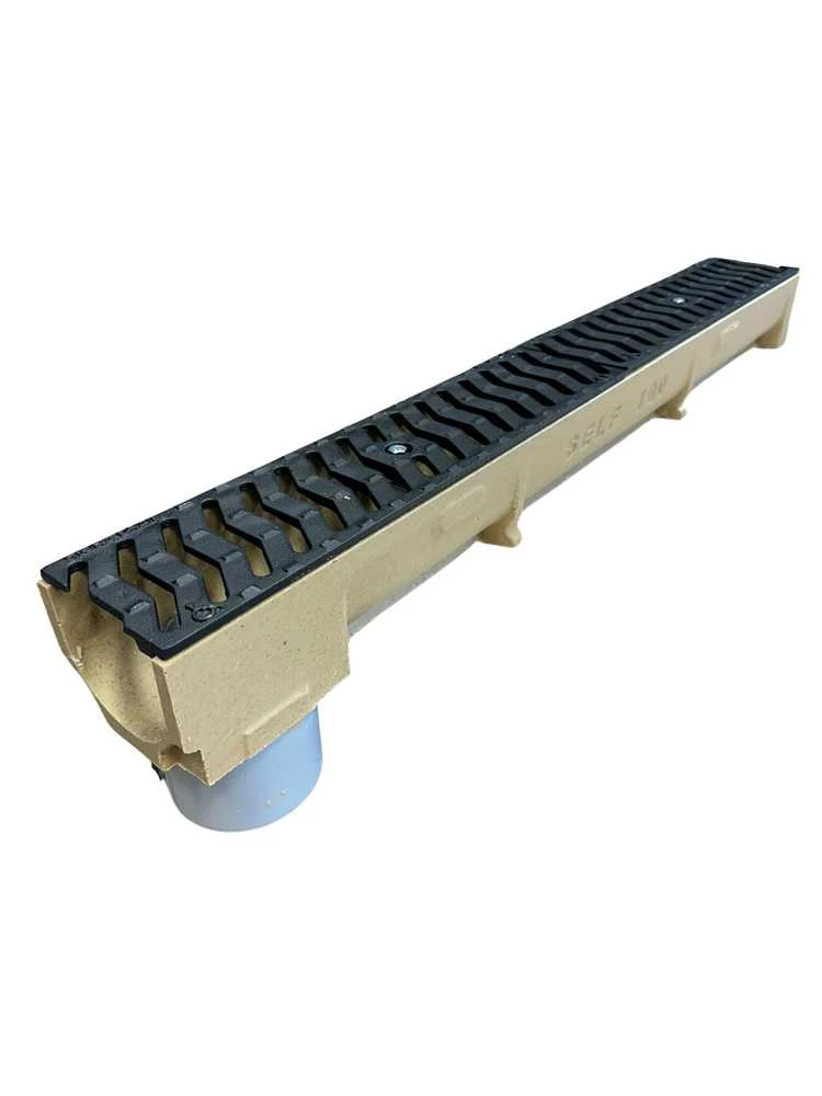 Drenažas Self su DIA 110 mm vamzdžiu Stora Drain, B 125, 100 cm x 12.5 cm x 10 cm