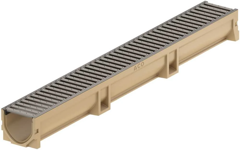 Drenāžas kanāls ar režģi Euroline 2.0 Aco, A15, 100 cm x 11.8 cm x 10 cm