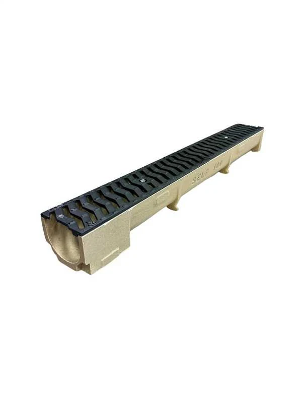 Drenāžas kanāls Self Stora Drain, B 125, 100 cm x 12.5 cm x 10 cm