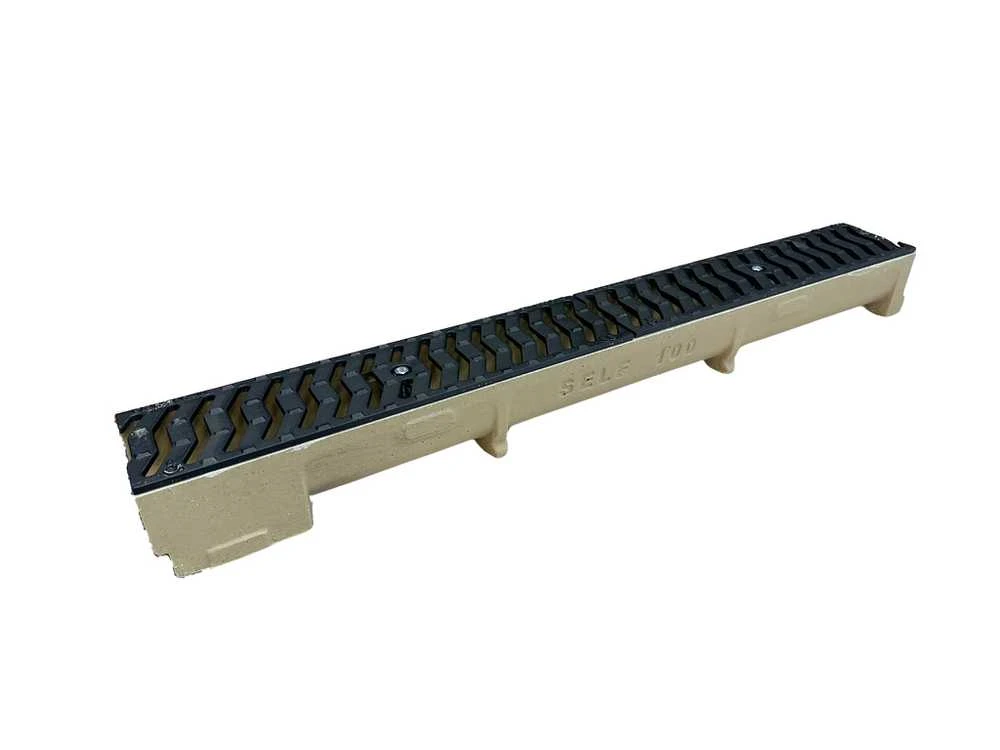 Drenāžas kanāls Self Stora Drain, B 125, 100 cm x 12.5 cm x 10 cm
