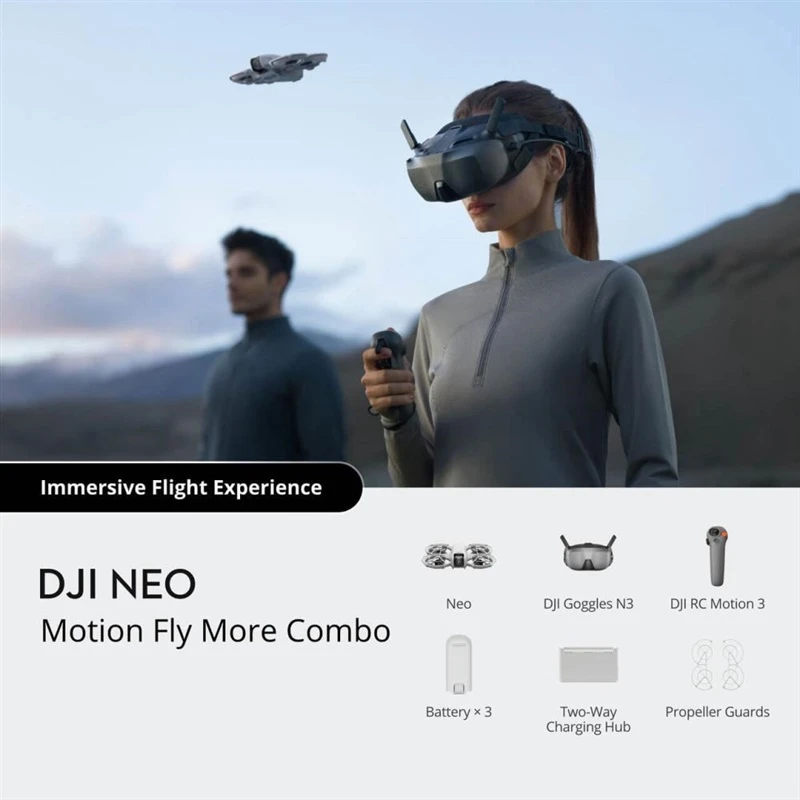Dronas DJI Neo Motion Fly More Combo