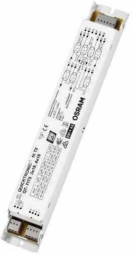 Osram elektroninis balastas linijinėms liuminescencinėms lempoms QT-FIT8 3x18,4x18 - 4008321294302