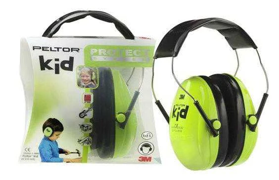 Apsauginės ausinės 3M Peltor Kid; 27 dB; žalios