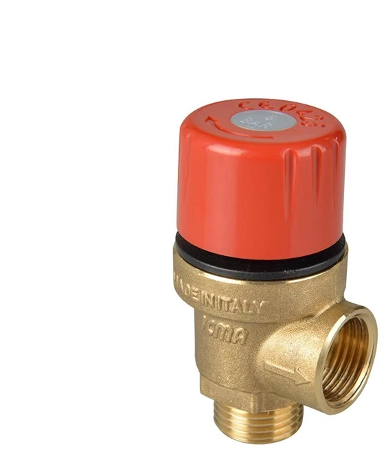 Drošības vārsti ICMA 91242ADAE, 1/2 collas – ārējā vītne/1/2 collas – iekšējā vītne, 2.5 Bar