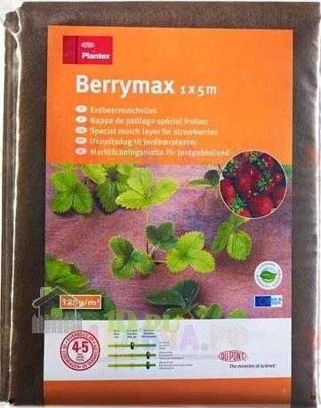 DU PONT Geotekstilė Plantex Berrymax, ruda sp., 5 m x 1 m, 125 g/m²