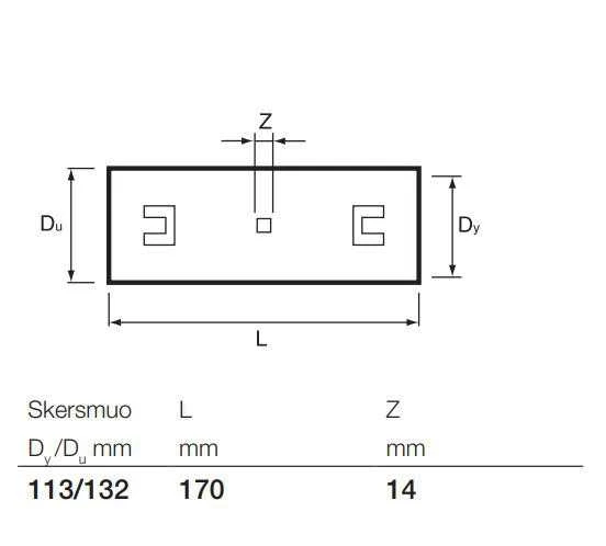Drenažo vamzdžių jungiamoji mova Wavin, Ø 113 mm