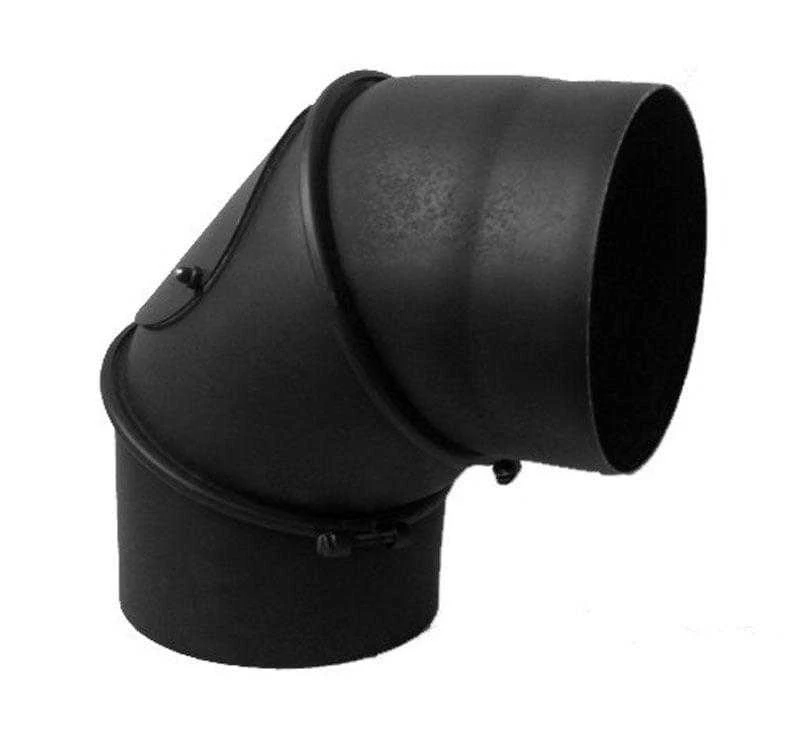 Dūmtraukio alkūnė WADEX, 115 mm, 2 mm, 45 / 90°