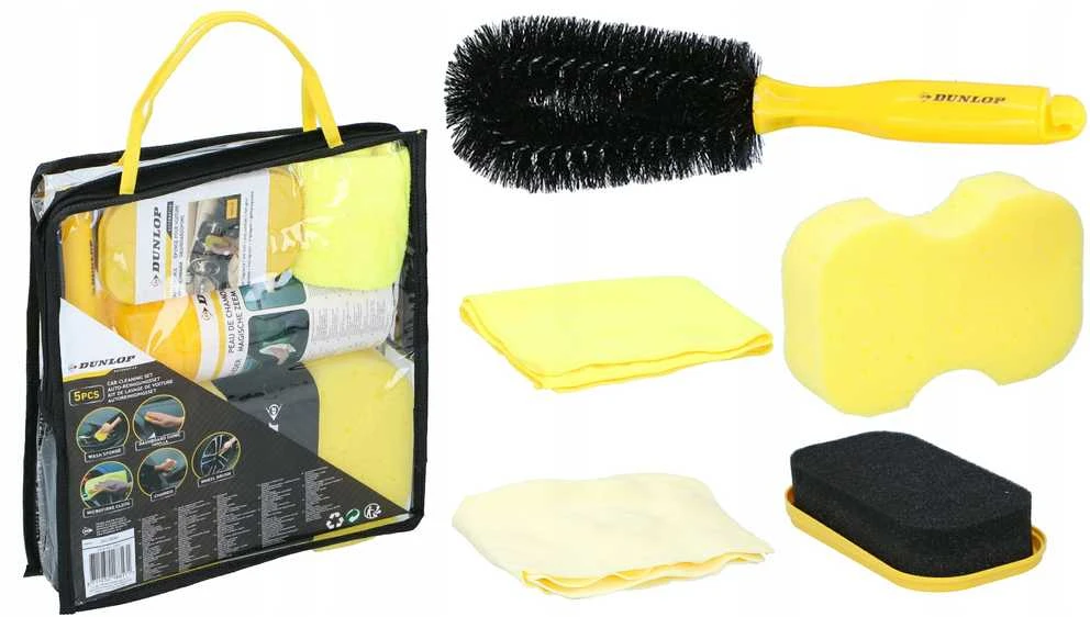 automobilių plovimo rinkinys dunlop 5 dalių
