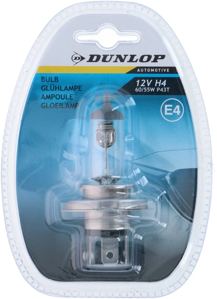 Dunlop Automobilio lemputė H4 12V 60/55W