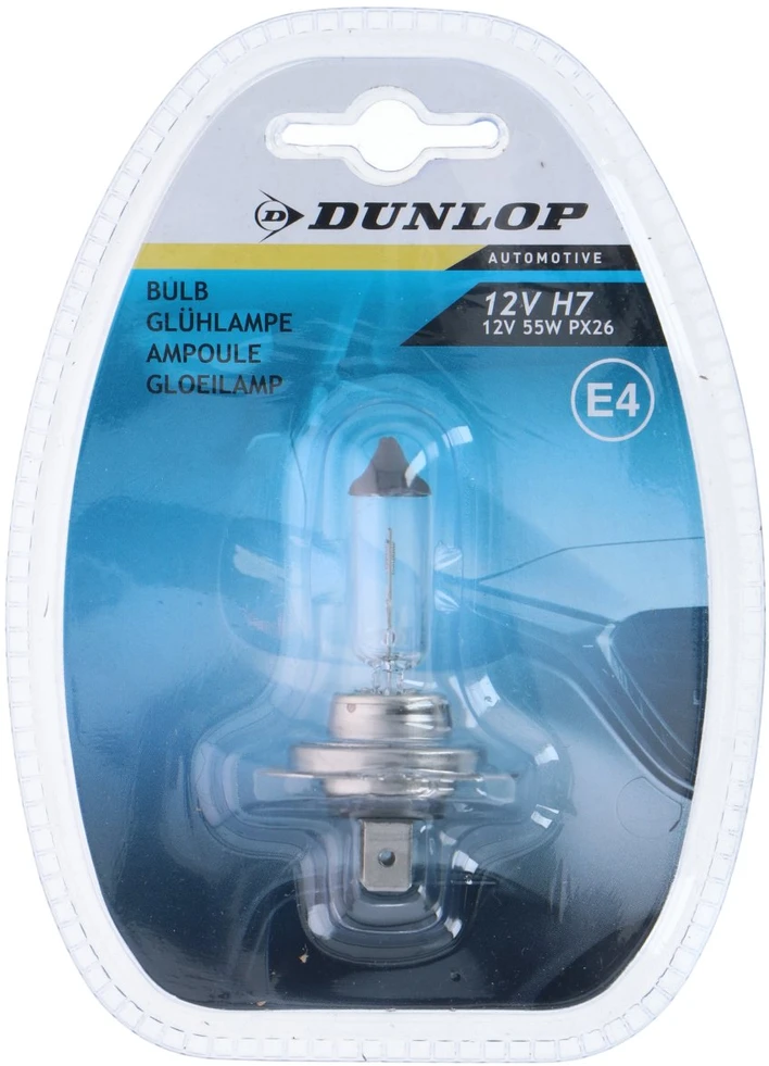 Dunlop Automobilio lemputė H7 12V 55W