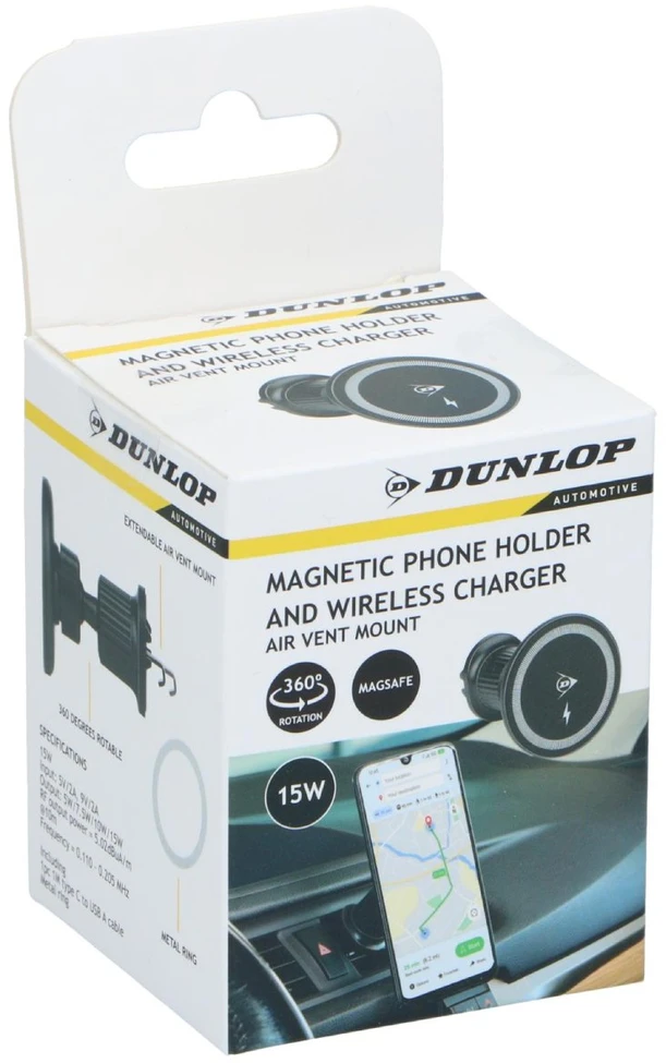 Dunlop Belaidis automobilinis telefono įkroviklis