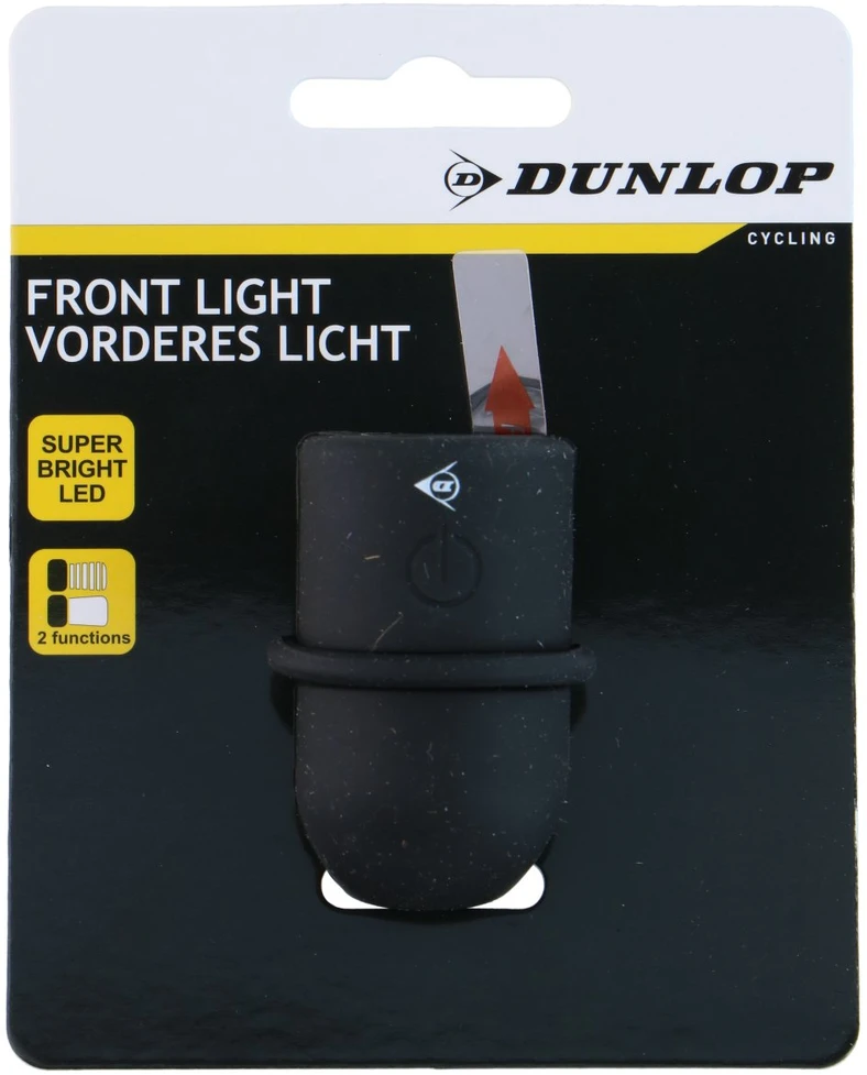 Silikoninis priekinis dviračio žibintas Dunlop