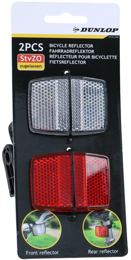 Dviračio atšvaitų rinkinys priekiui ir galui Dunlop