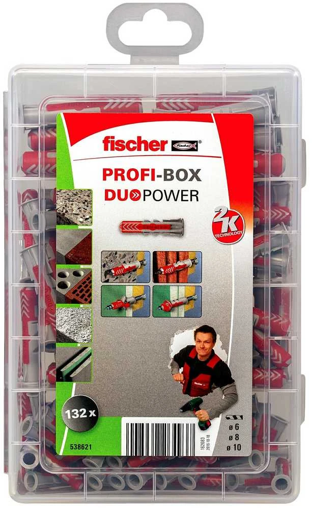 Kaiščių DuoPower rinkinys Profi-Box , Fischer 132 vnt.