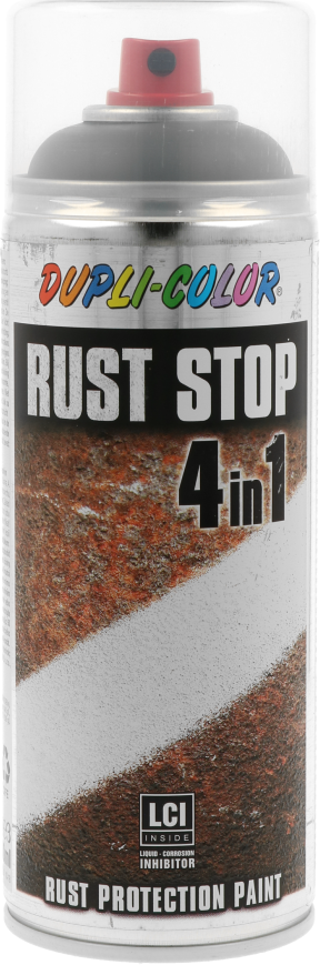 Dupli Color Purškiami antikoroziniai dažai RUST-STOP RAL7011, matiniai, 400 ml