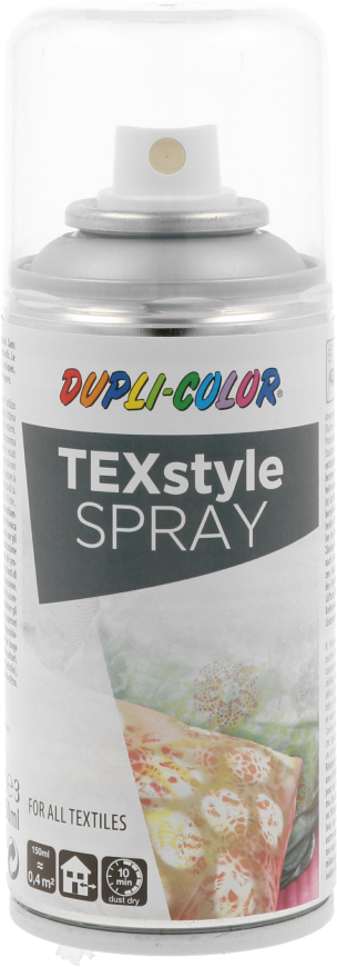 Purškiami dažai tekstilei DUPLI-COLOR, Sidabrinis, 150 ml