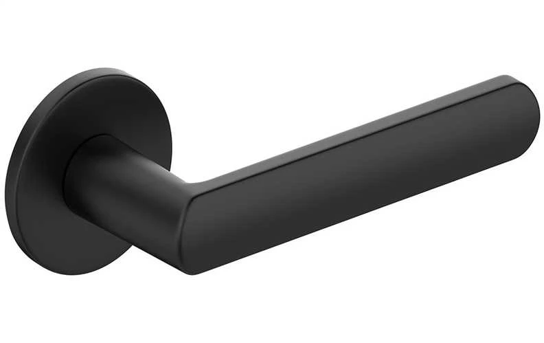 Durvju rokturis, iekštelpām Metal-Bud R Slim Juodas LUNA R SLIM, melna